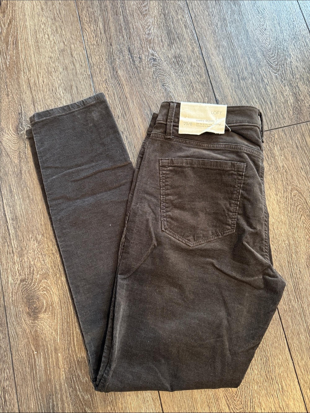 LOFT Women’s Corduroy Pants in Dark Brown